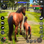 Wild Horse Family Simulator 3D MOD Unlimited Money 1.1.34