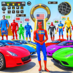 Crazy Superhero Car Stunt Race MOD Unlimited Money 9.0.10